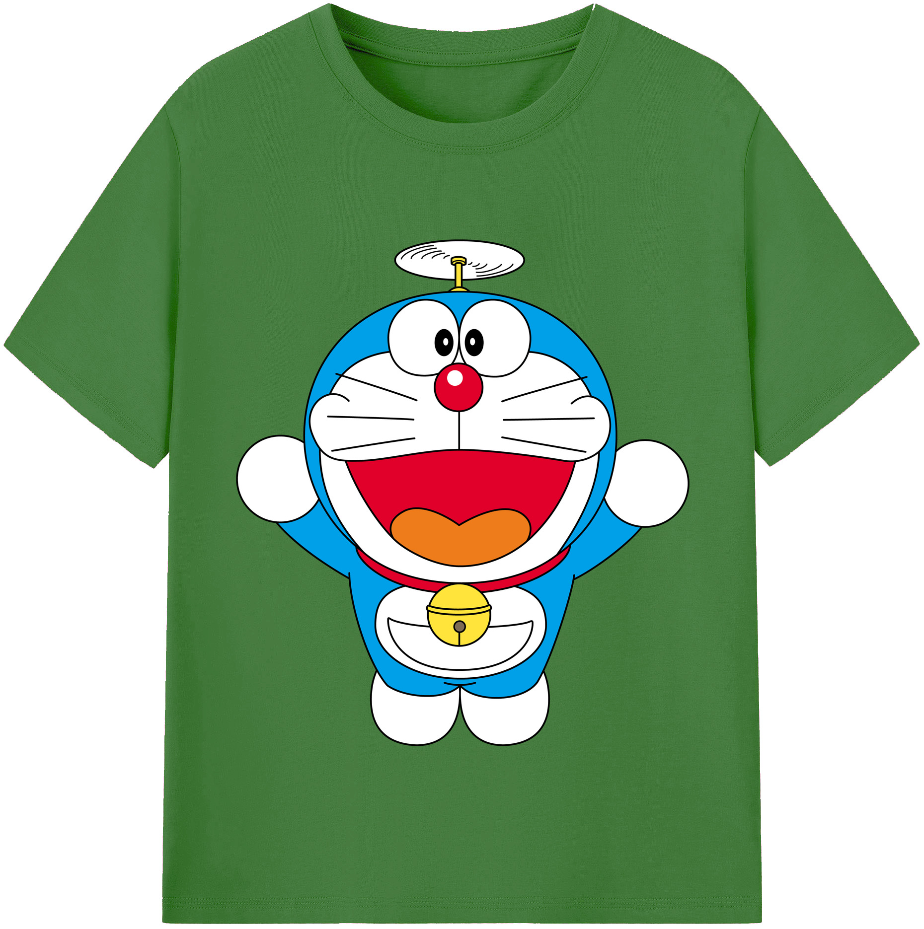（画像用） ドラえもん Doraemon レディースカジュアルプリントTシャツ（綿100％）